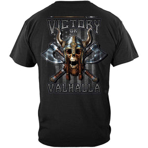 More Picture, Victory Or Valhalla American Flag Freedom Come and Take it Premium T-Shirt