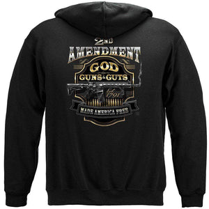 More Picture, 2nd Amendment God Guns And Guts Premium T-Shirt
