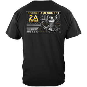 More Picture, 2nd Amendment Gun Permit Premium T-Shirt