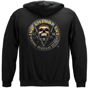 More Picture, 2nd Amendment Homeland Security Premium Hooded Sweat Shirt