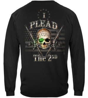More Picture, 2nd Amendment I Plead The 2nd Premium Long Sleeves