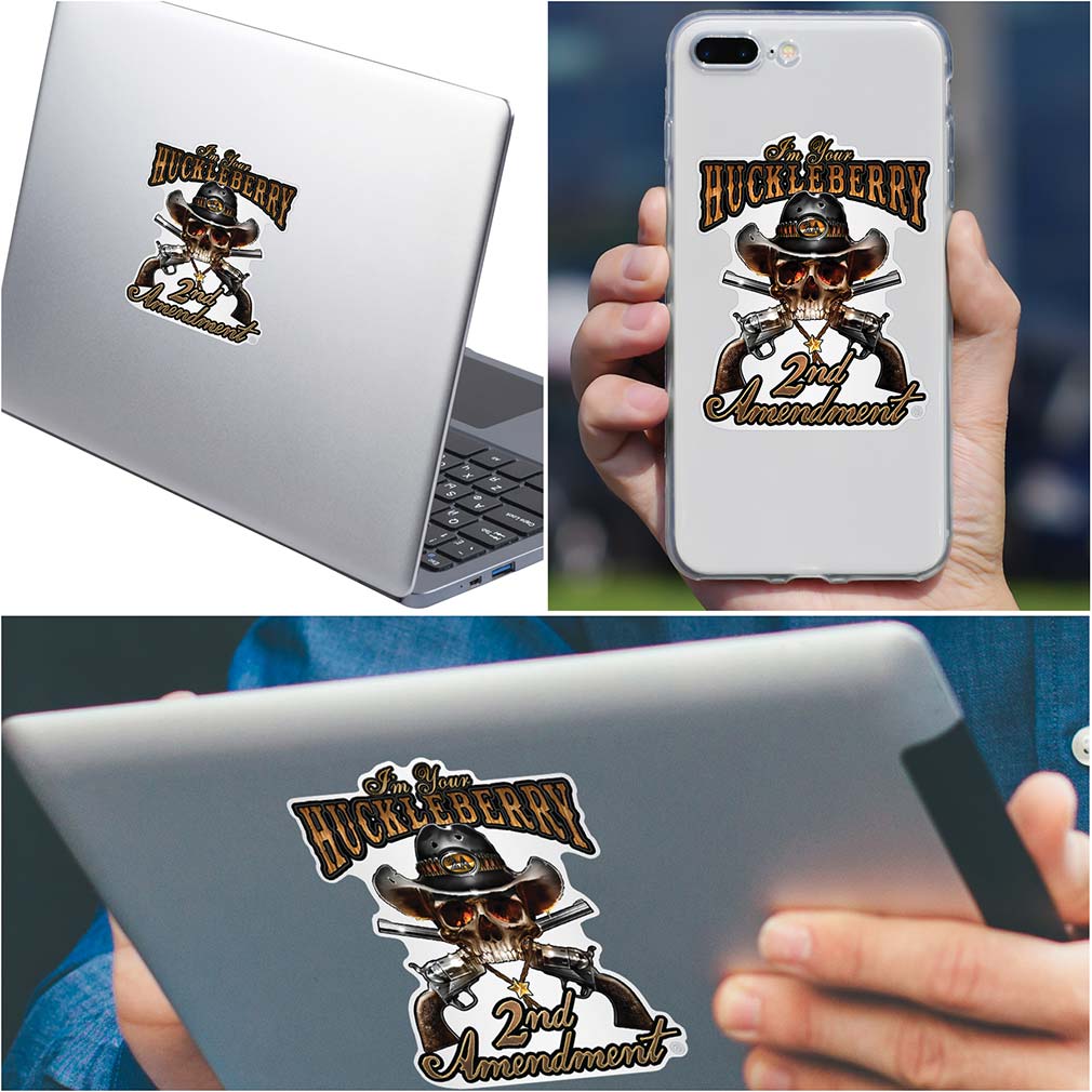 2nd Amendment I Am Your HuckleBerry Premium Reflective Decal