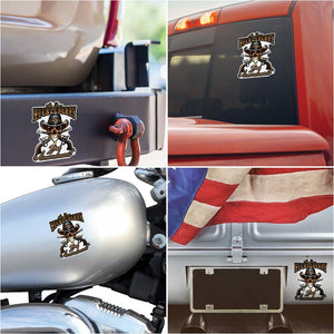 More Picture, 2nd Amendment I Am Your HuckleBerry Premium Reflective Decal