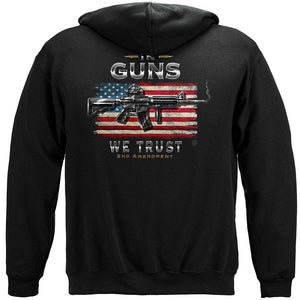 More Picture, 2nd Amendment In Guns We Trust Premium Hooded Sweat Shirt