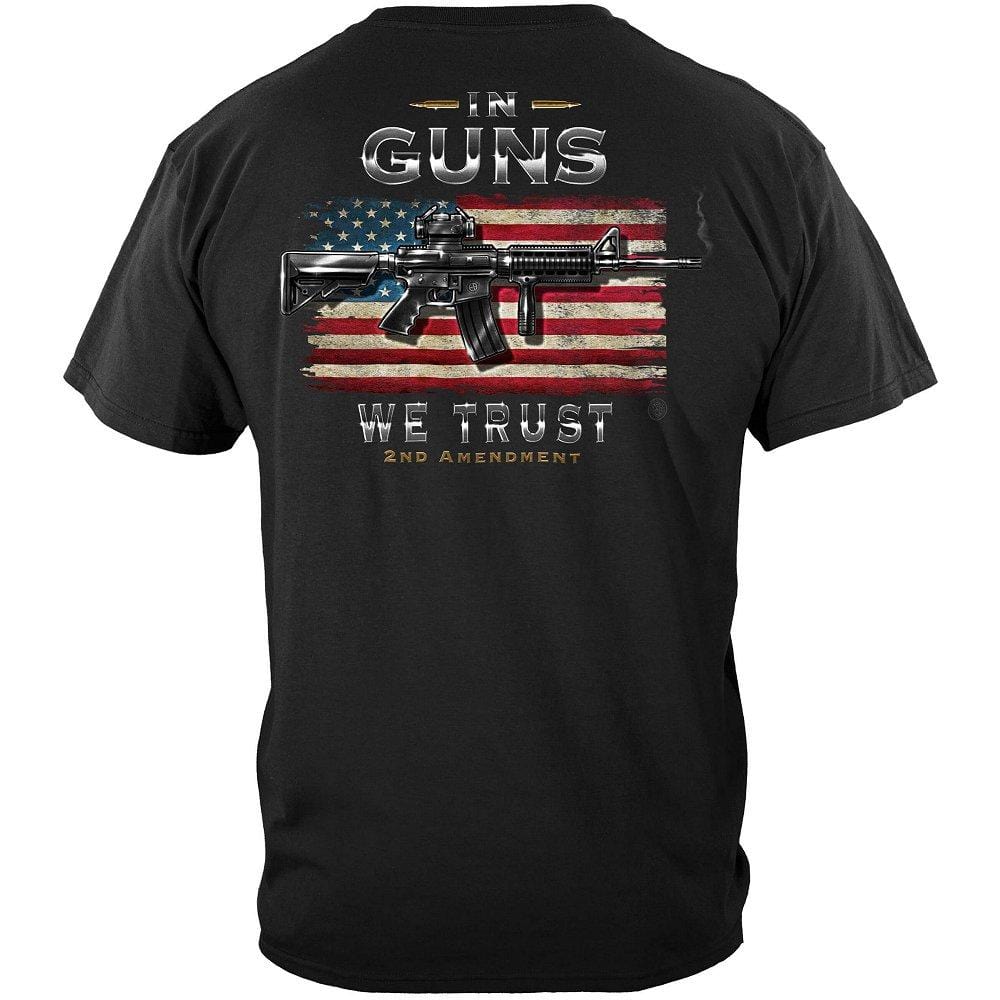 2nd Amendment In Guns We Trust Premium Hooded Sweat Shirt