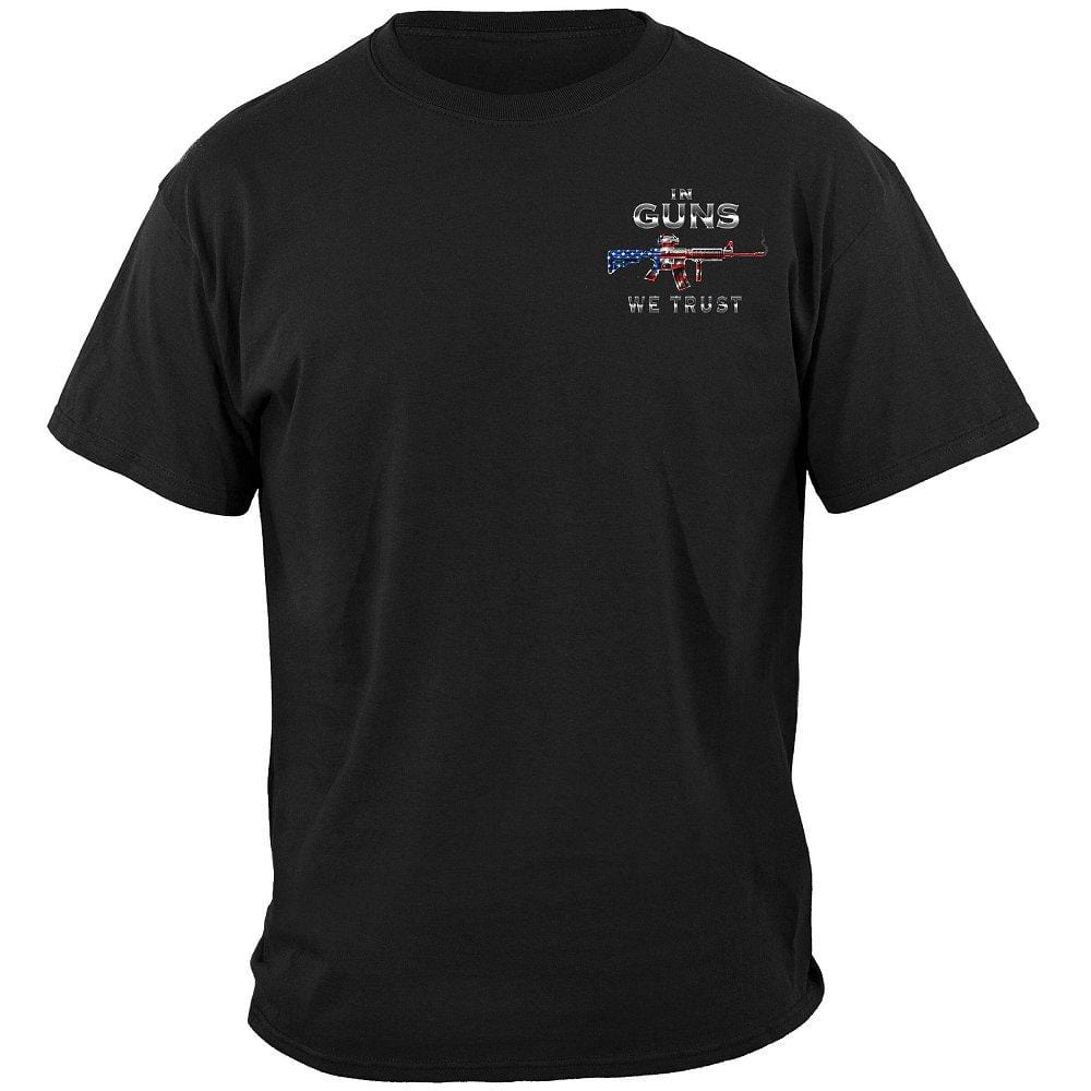 2nd Amendment In Guns We Trust Premium Hooded Sweat Shirt