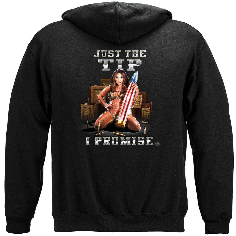 Just the tip bullet hoodie cheap