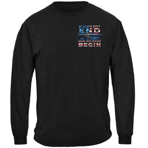 More Picture, 2nd Amendment My Rights Don't end Premium T-Shirt