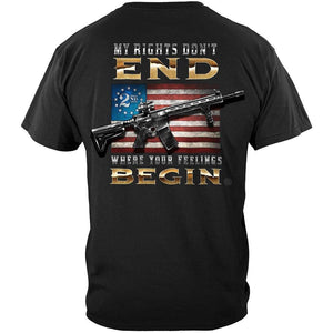 More Picture, 2nd Amendment My Rights Don't end Premium Long Sleeves