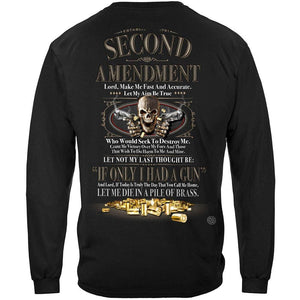 More Picture, 2nd Amendment If Only I Had a Gun Premium Hooded Sweat Shirt