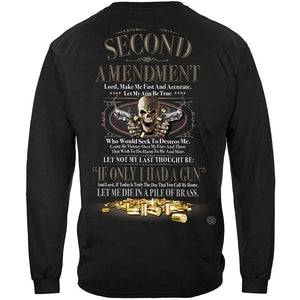More Picture, 2nd Amendment If Only I Had a Gun Premium Long Sleeves