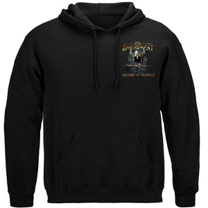 More Picture, 2nd Amendment Viking Warrior Premium Hooded Sweat Shirt