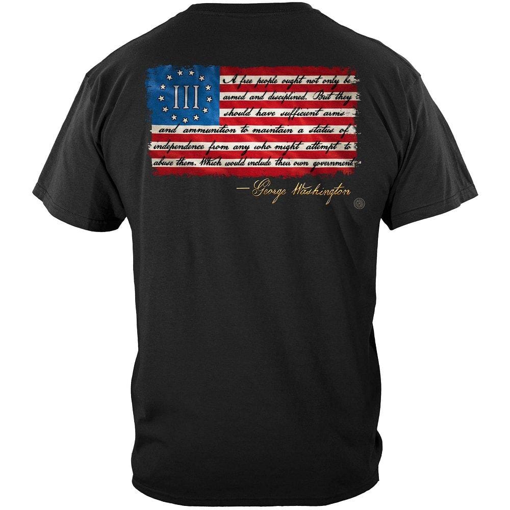 2nd Amendment George Washington Premium Hooded Sweat Shirt