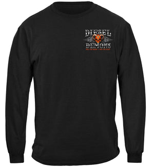 More Picture, Trucker CTTB Diesel Demon Premium Hooded Sweat Shirt