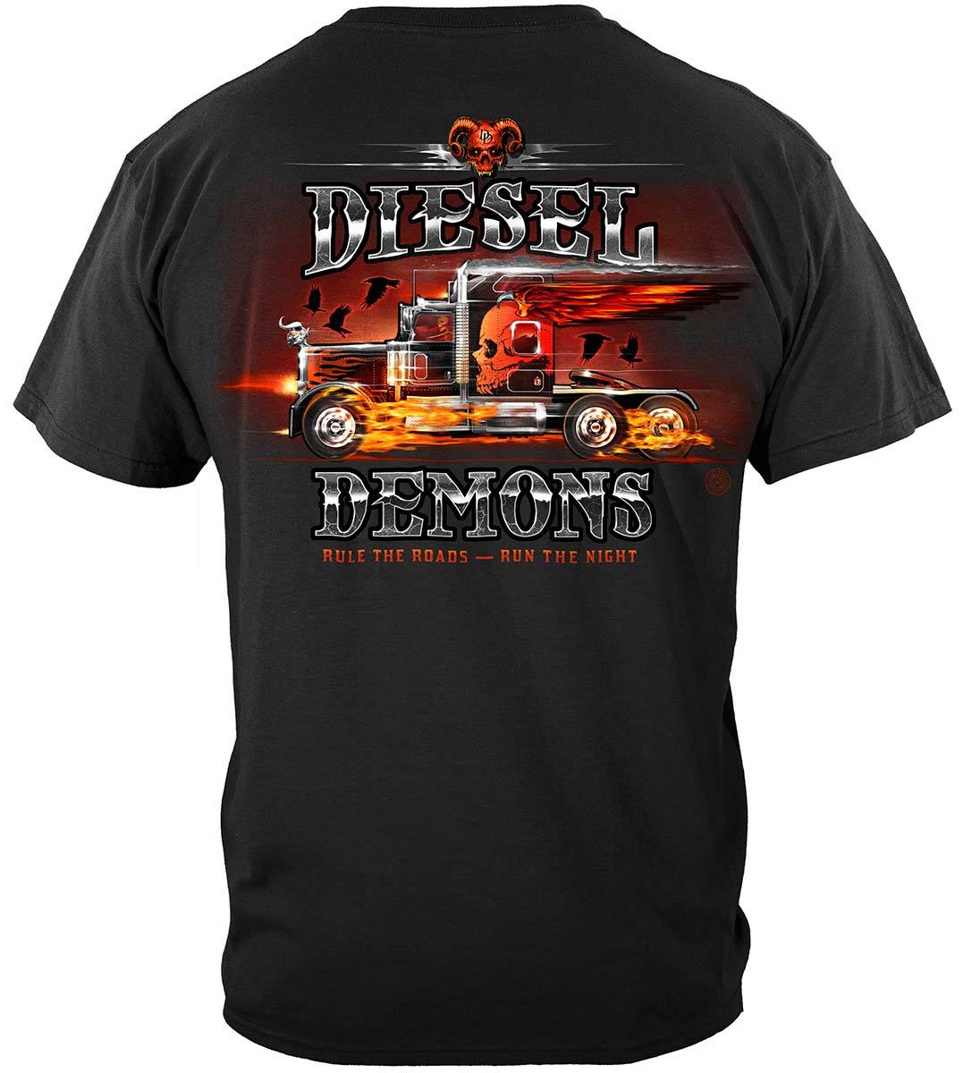 Trucker CTTB Diesel Demon Premium T-Shirt