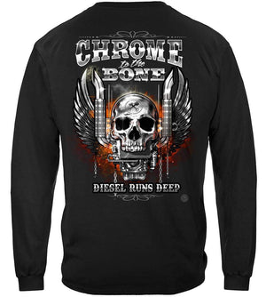 More Picture, Trucker CTTB Diesel Runs Deep Premium Hooded Sweat Shirt