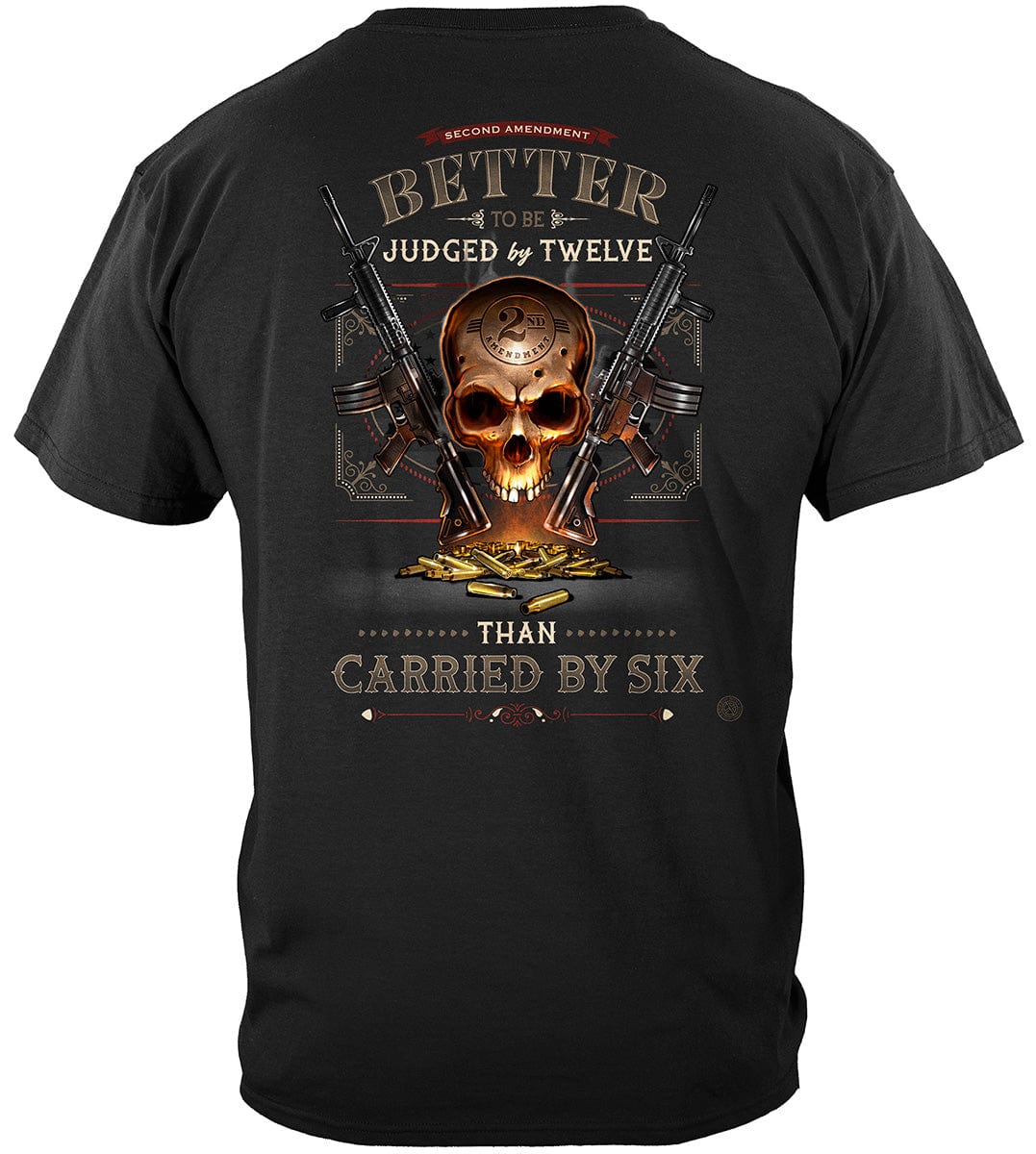 2A Judged By 12 than Carried By 6 Premium T-SHIRT