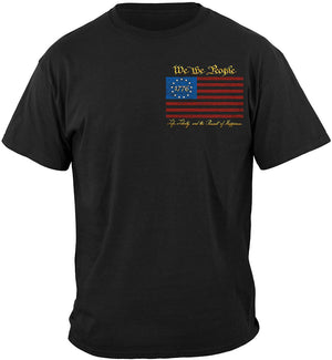 More Picture, Constitution Betsy Ross Flag We the People Premium T-SHIRT