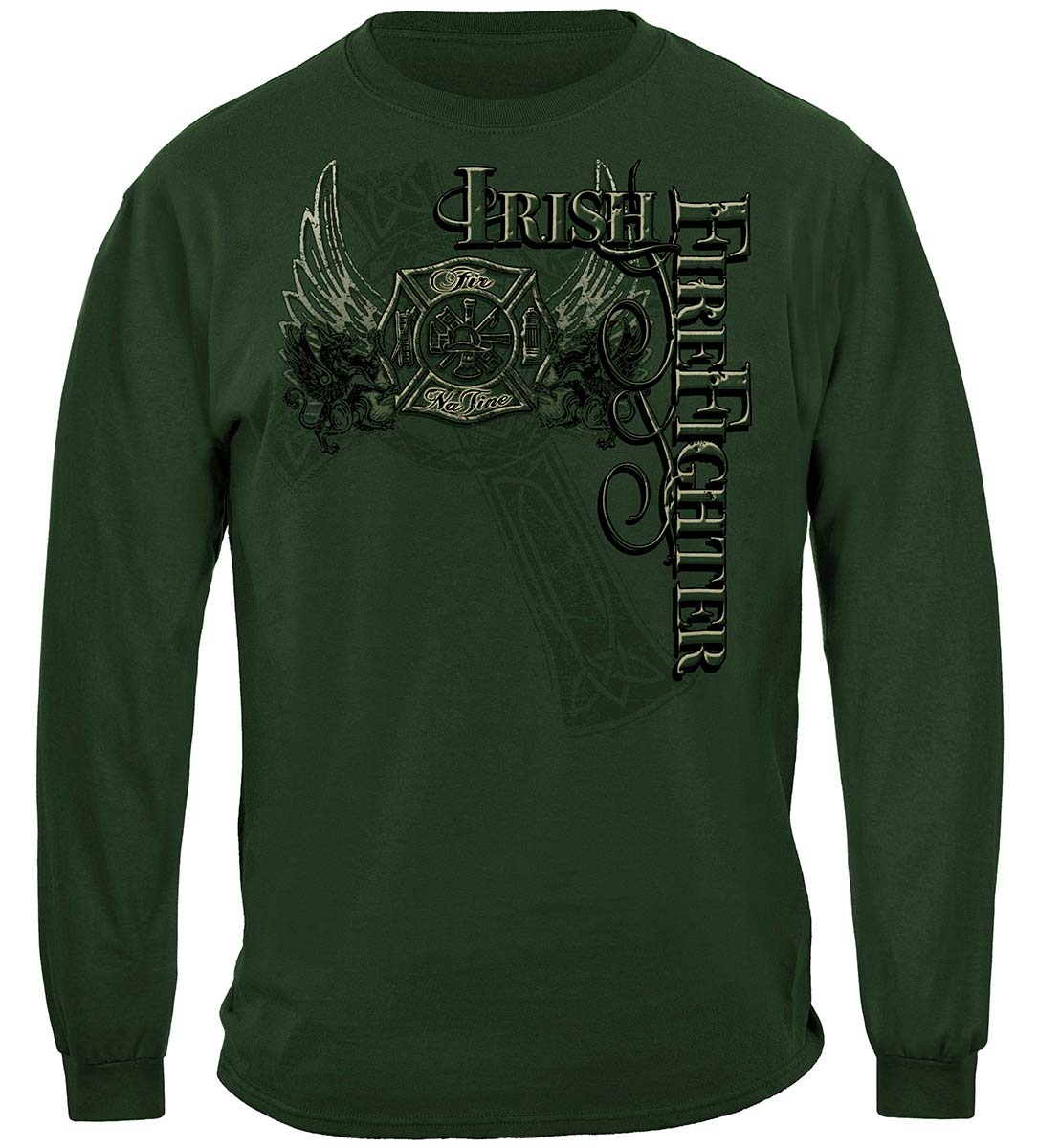 Elite Breed Irish Firefighter Premium Hooded Sweat Shirt