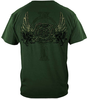 More Picture, Elite Breed Irish Firefighter Premium T-Shirt