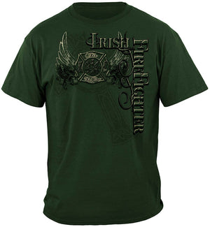 More Picture, Elite Breed Irish Firefighter Premium Hooded Sweat Shirt