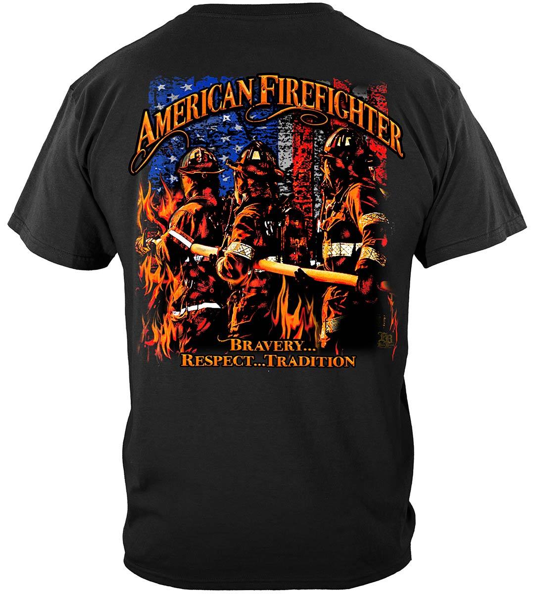 Elite Breed American Firefighter Premium T-Shirt