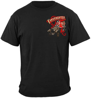 More Picture, Elite Breed Antique Fire Dept Premium Hooded Sweat Shirt