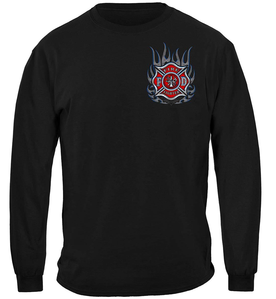 Elite Breed Chrome Eagle Firefighter Premium T-Shirt