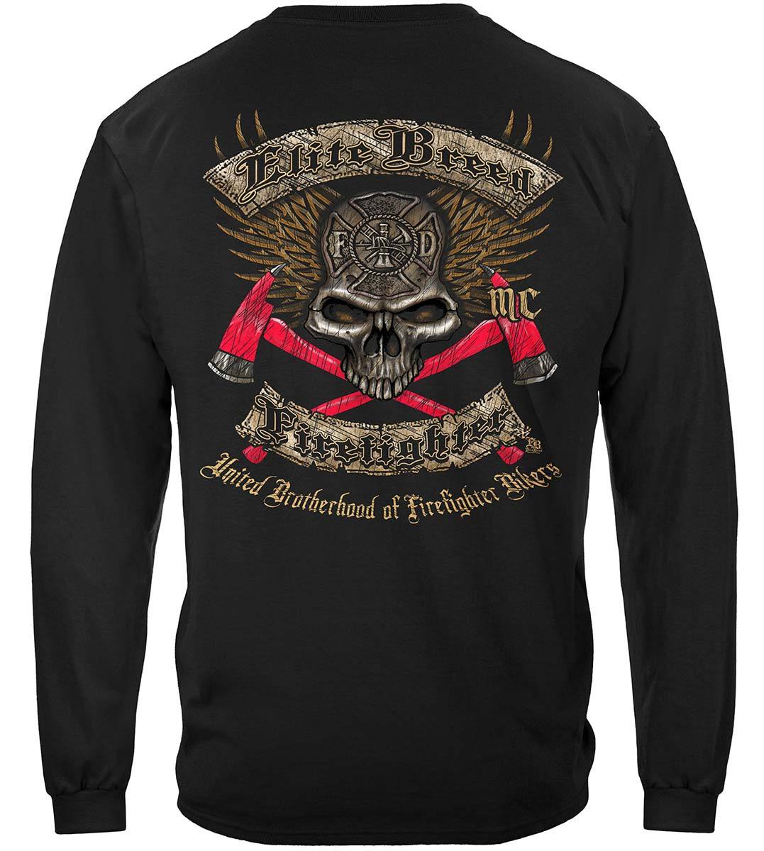 Elite Breed Firefighter Biker Premium T-Shirt