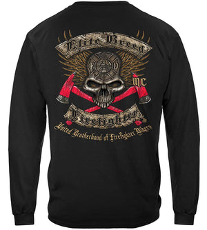 More Picture, Elite Breed Firefighter Biker Premium Hooded Sweat Shirt