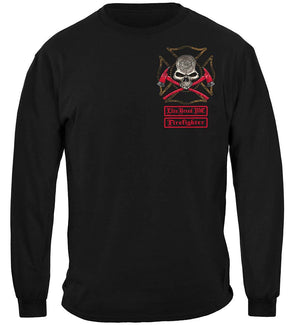 More Picture, Elite Breed Firefighter Biker Premium Hooded Sweat Shirt