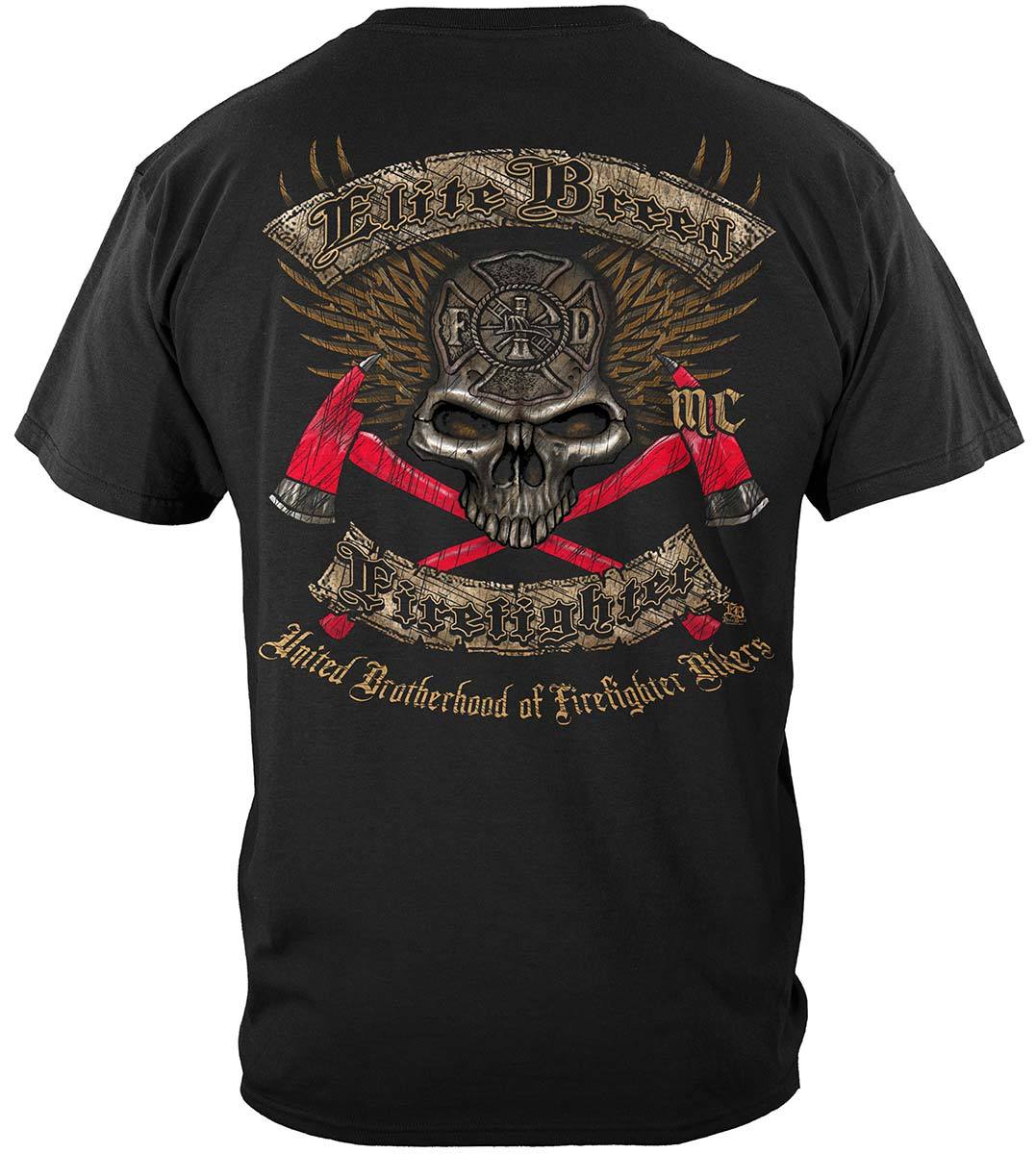 Elite Breed Firefighter Biker Premium T-Shirt