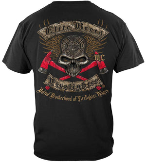 More Picture, Elite Breed Firefighter Biker Premium T-Shirt