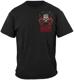 More Picture, Elite Breed Firefighter Biker Premium T-Shirt