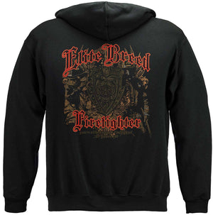 More Picture, Elite Breed Firefighter Borne Or Your Not Premium Hooded Sweat Shirt