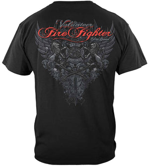 More Picture, Elite Breed Volunteer Firefighter Premium T-Shirt