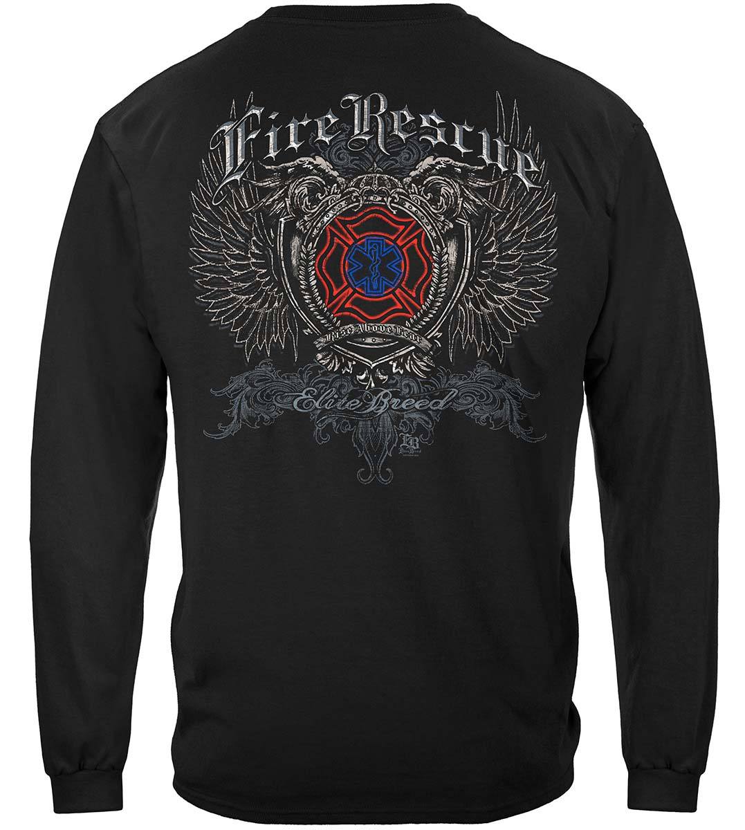 Elite Breed Fire Rescue Premium Hooded Sweat Shirt
