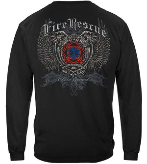 More Picture, Elite Breed Fire Rescue Premium Hooded Sweat Shirt