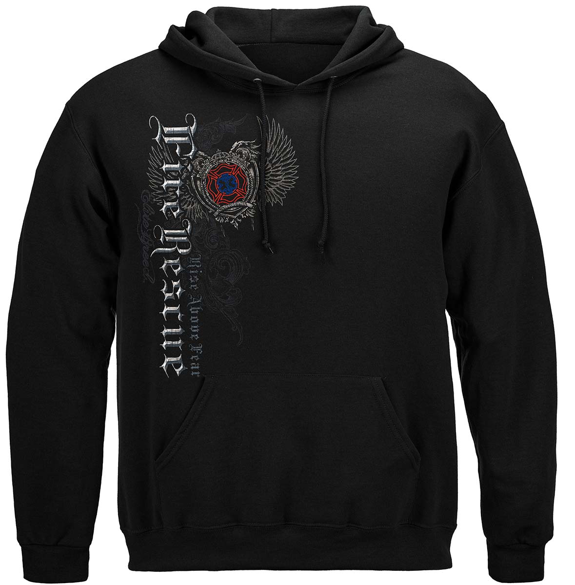 Elite Breed Fire Rescue Premium Hooded Sweat Shirt