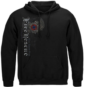 More Picture, Elite Breed Fire Rescue Premium Hooded Sweat Shirt