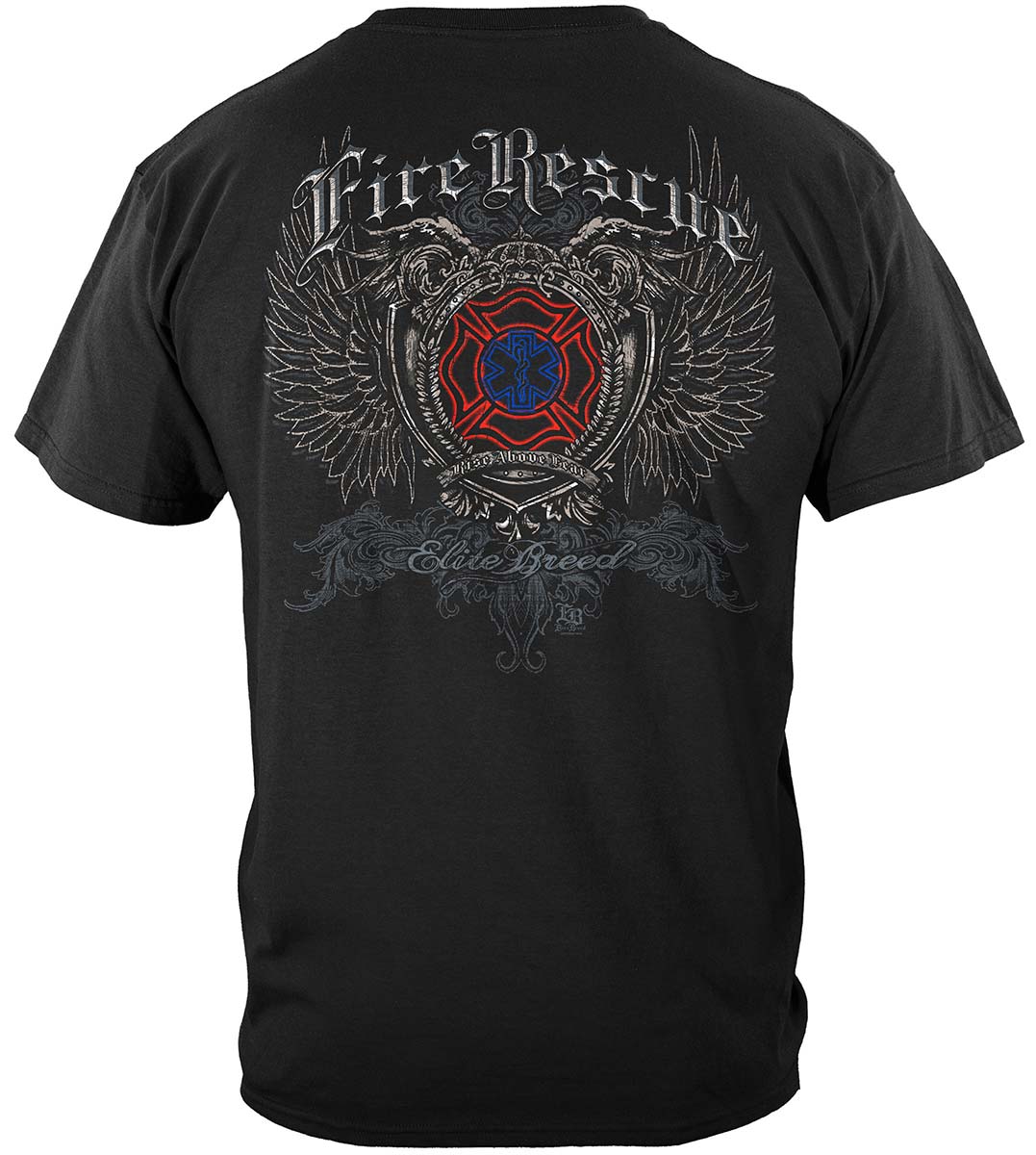 Elite Breed Fire Rescue Premium Hooded Sweat Shirt