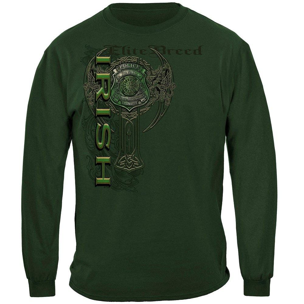 Elite Breed Irish Police FIR NA DLI Premium Hooded Sweat Shirt