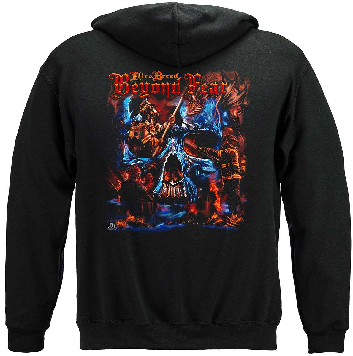 Elite Breed Beyond Fear Skull Premium Hooded Sweat Shirt