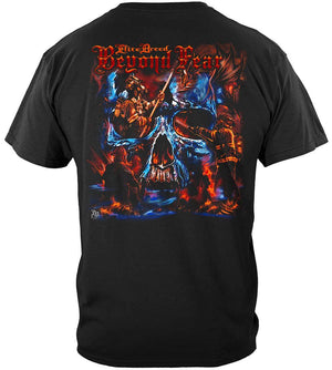 More Picture, Elite Breed Beyond Fear Skull Premium T-Shirt
