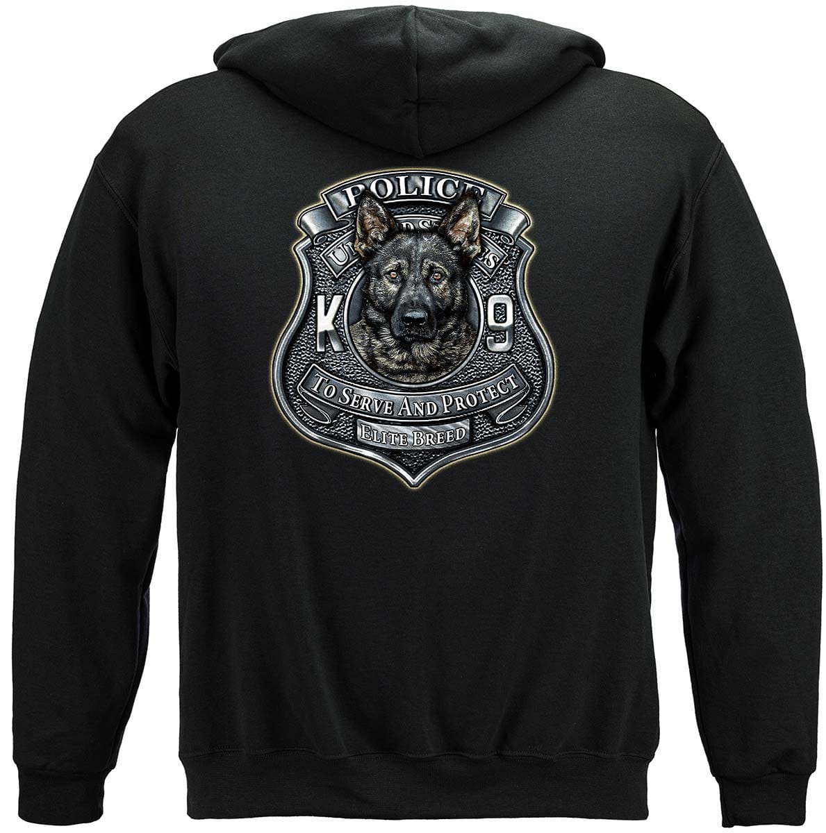 Elite Breed K9 Police Premium Hooded Sweat Shirt