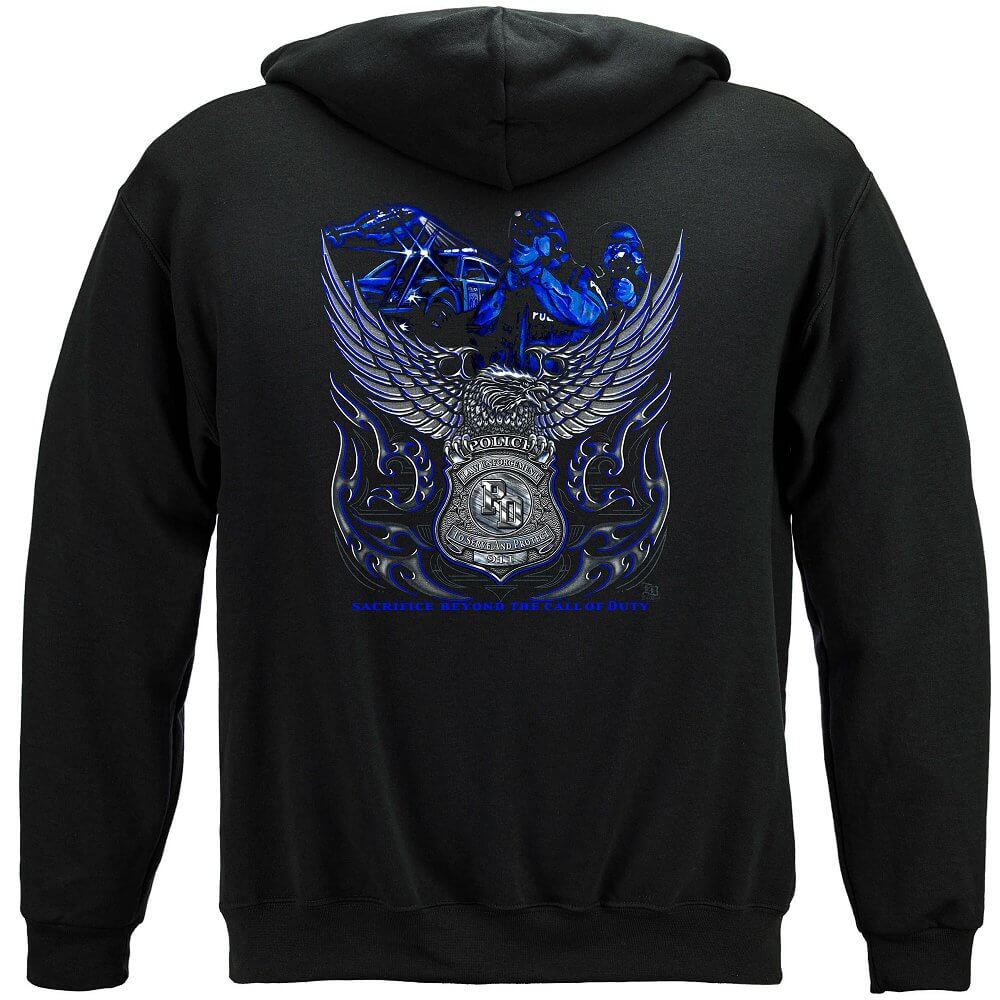 Elite Breed Law Enforcement Eagle Premium Hooded Sweat Shirt