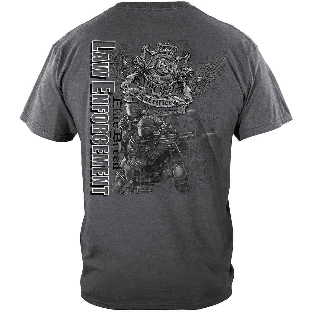 Elite Breed Elite Gray Law Enforcement Premium T-Shirt