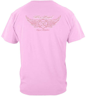 More Picture, Firefighter Fire Angel Premium Hooded Sweat Shirt