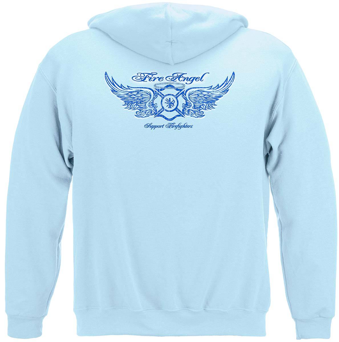 Firefighter Fire Angel Premium Hooded Sweat Shirt
