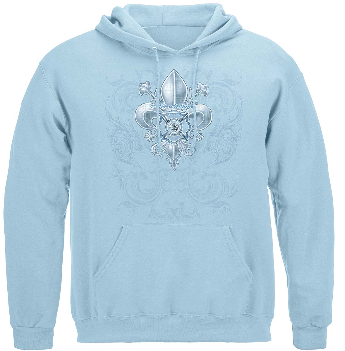Firefighter Fire Angel Premium Hooded Sweat Shirt